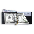 Pin Grain Leather Premier Money Clip Wallet